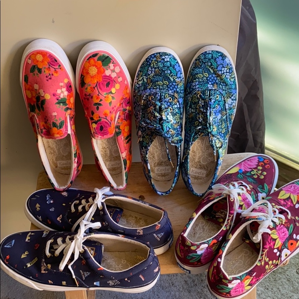 Four pairs of Keds.